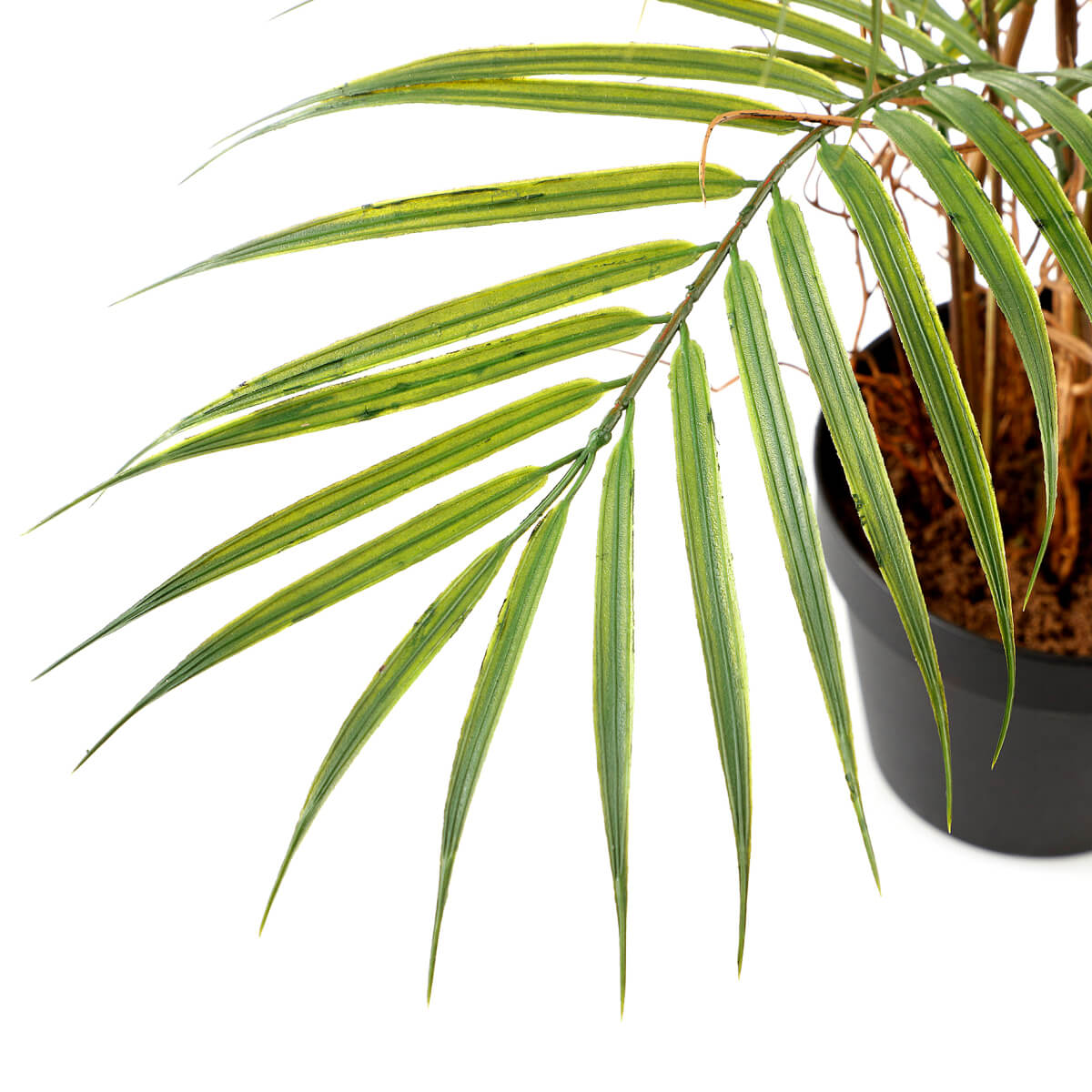 Kunstpalme Areca im Topf, 80 cm - 3
