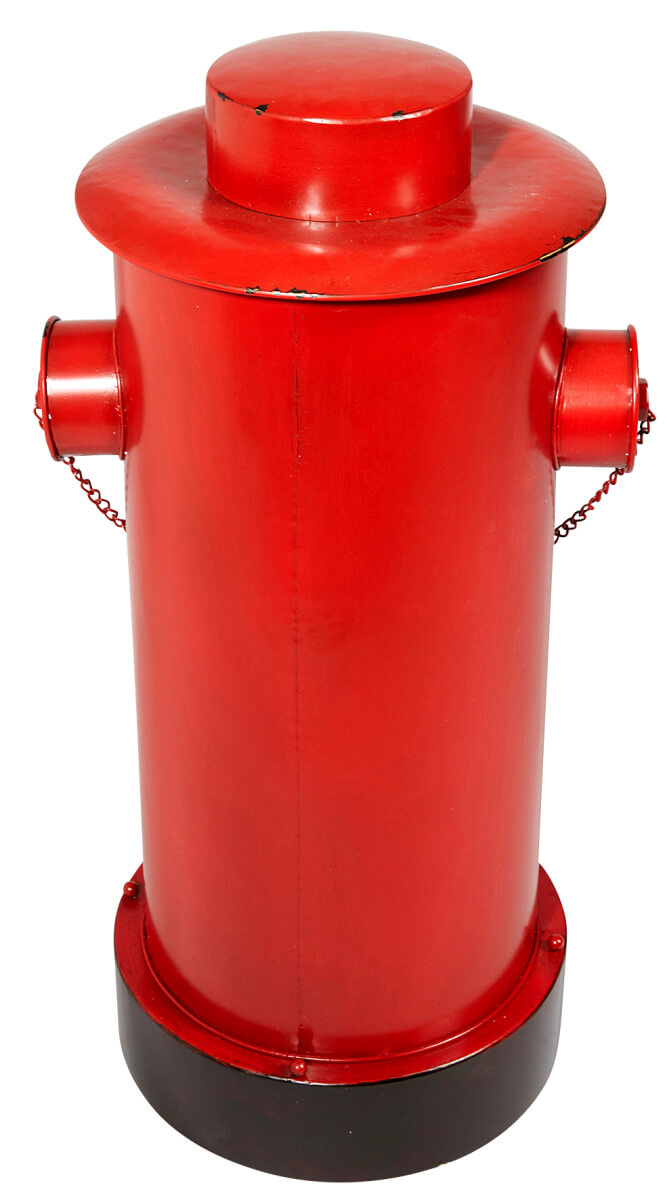 Decorative hydrant replica red, height 78 cm - 4