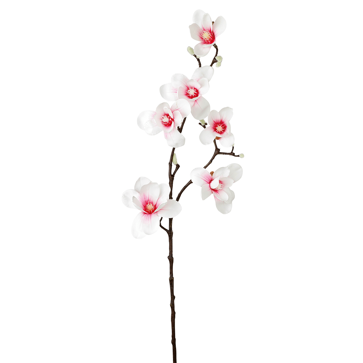 Artificial Noble branche de magnolia, rose, 100 cm - 0
