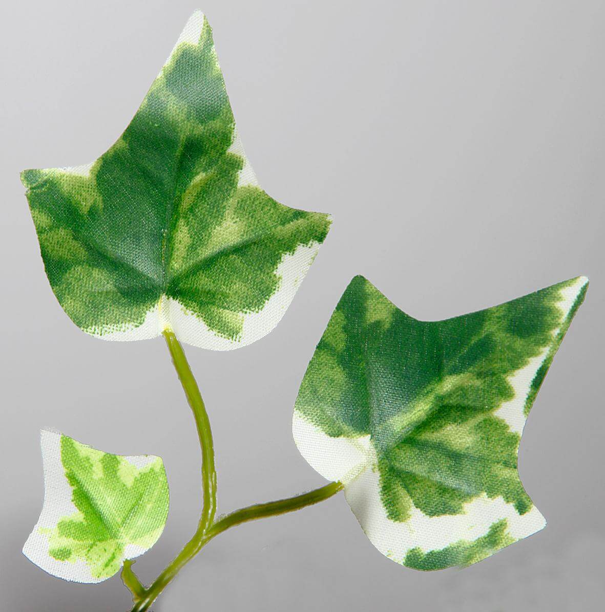 Künstlicher Efeubusch grün-weiß 60 cm - 1 Künstlicher Efeubusch grün-weiß 60 cm - 1