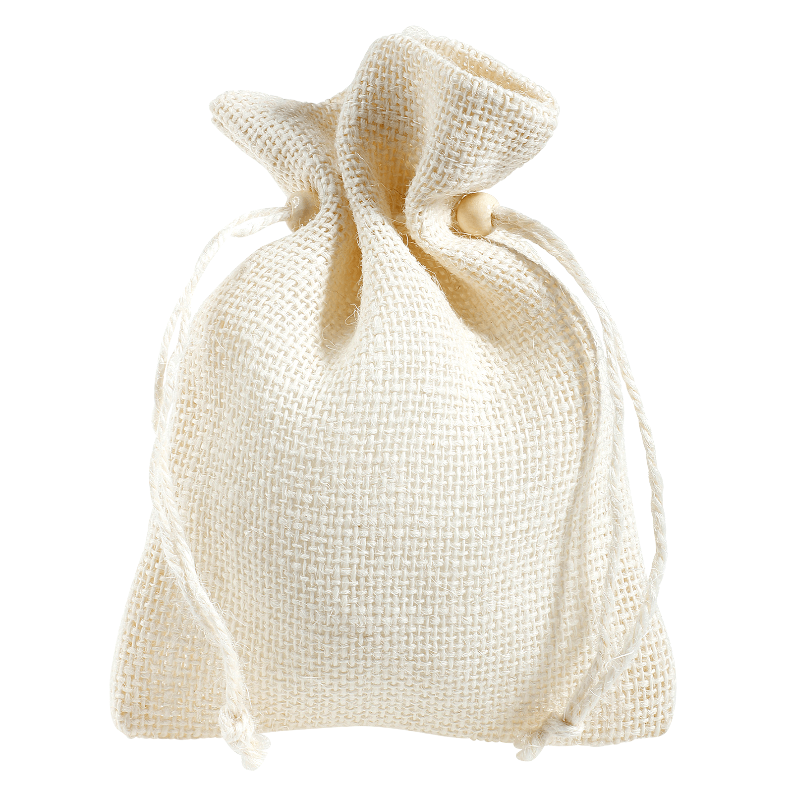 Bolsita de yute, 18 cm, crema - 0 Bolsita de yute, 18 cm, crema - 0
