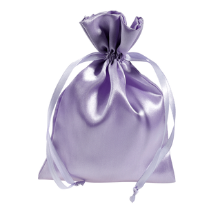 Sachets en satin 18 cm, 30 pièces, lilas