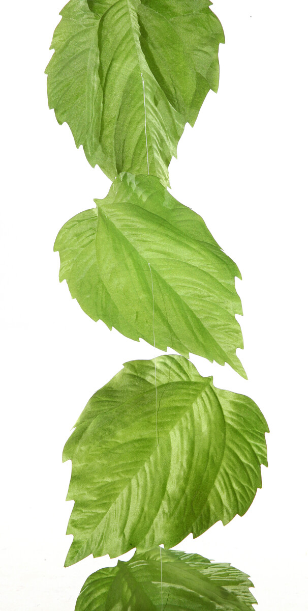 Guirnalda artificial de hojas de abedul 160 cm - 1