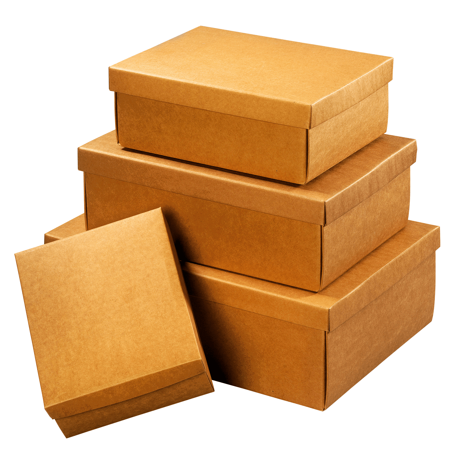 Gift boxes brown 24 x 22 x 9.5 cm 10 pcs - 5