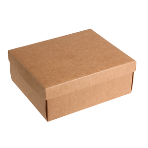 Gift boxes brown 24 x 22 x 9.5 cm 10 pcs