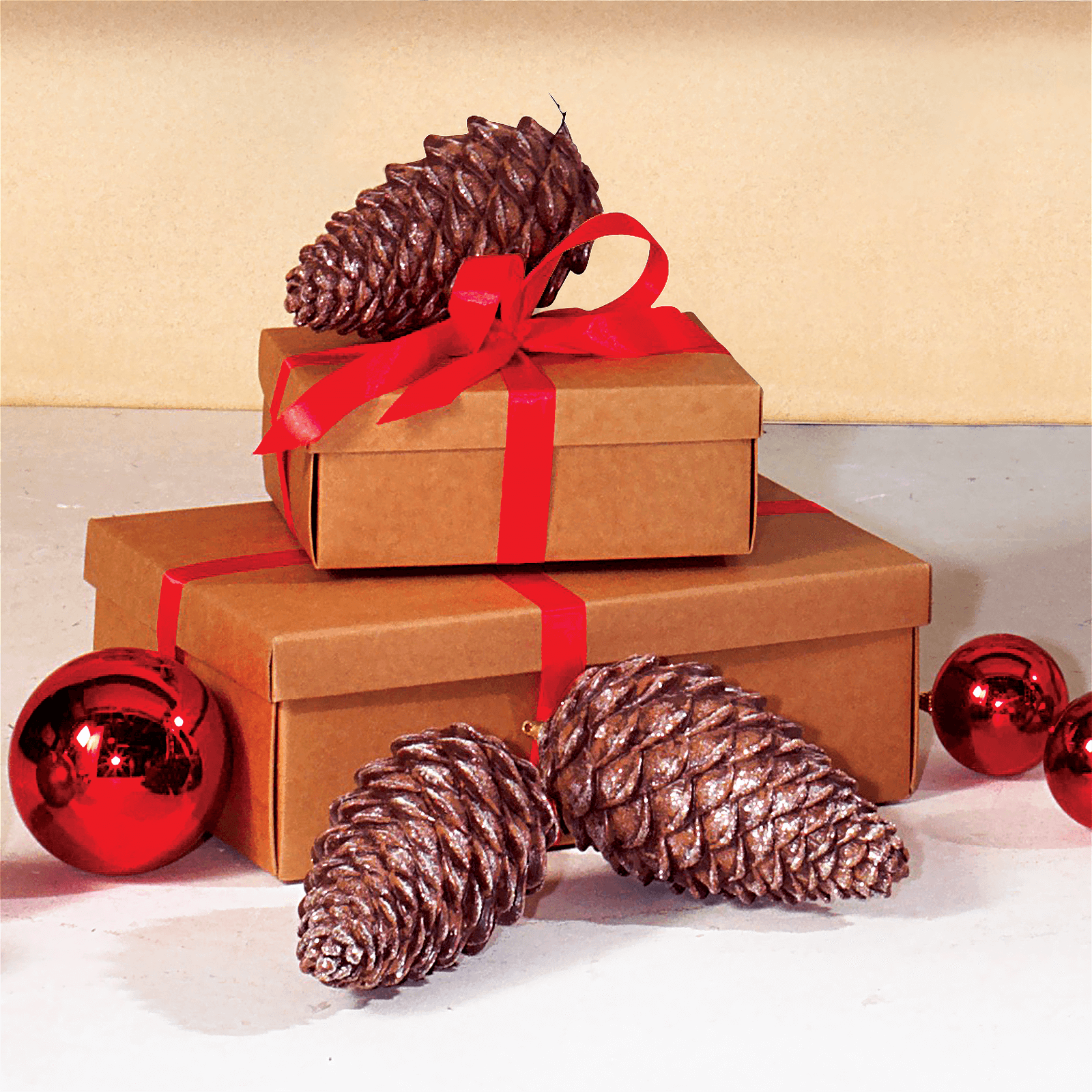Geschenkkartons braun 30 x 23 x 11 cm 10 Stück - 3