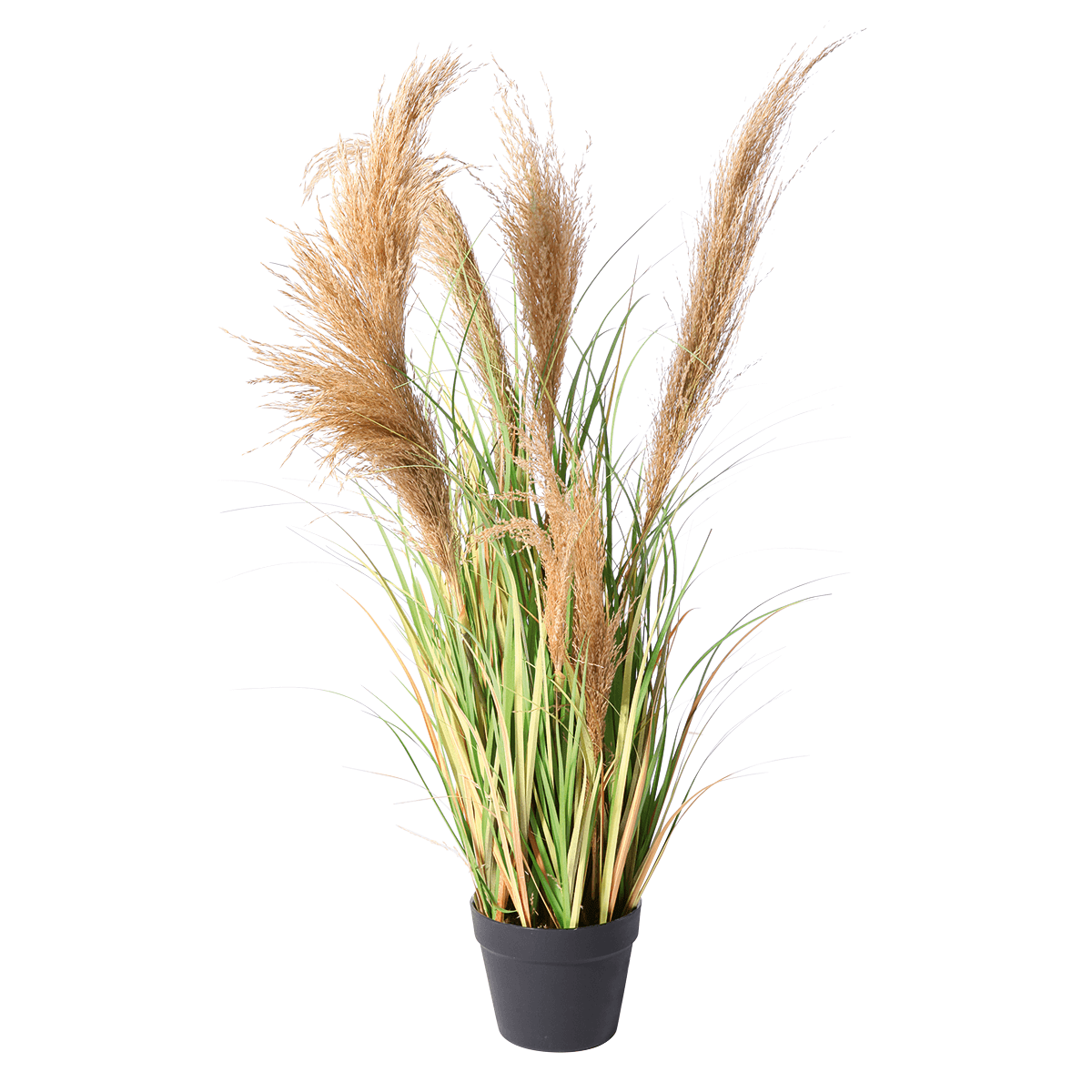 Roseau artificiel en pot haut. 110 cm - 1