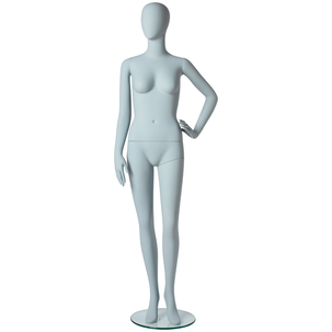 SOLID Schaufensterpuppe weiblich Solid Grey angewinkelter Arm