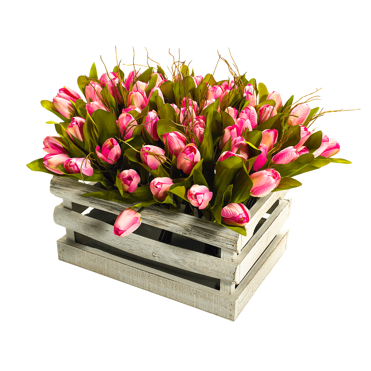 Artificial tulip bouquet pink, 30 cm - 5