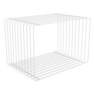 Cubo de celosía 60 x 40 cm blanco