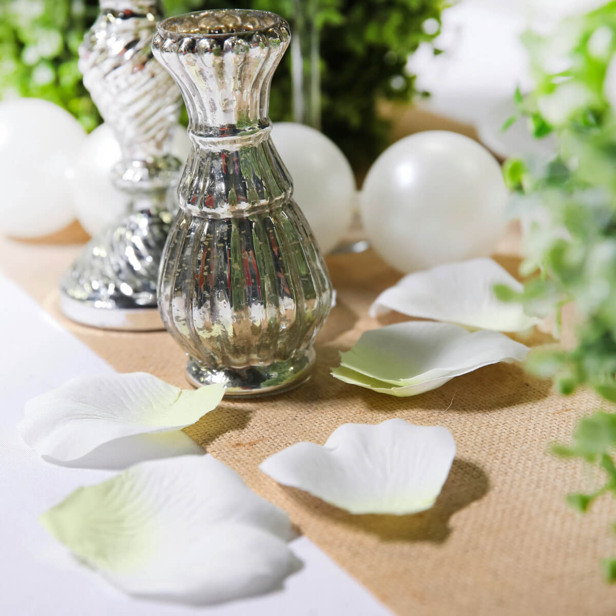 Rose petals white, 100 pcs - 5