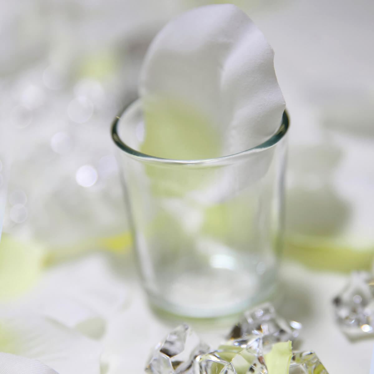 Rose petals white, 100 pcs - 4