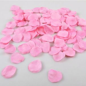 Hojas de rosas rosadas, 100 piezas