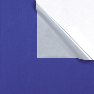 Gift paper Bicolour 50 cm, 250 m, silver blue