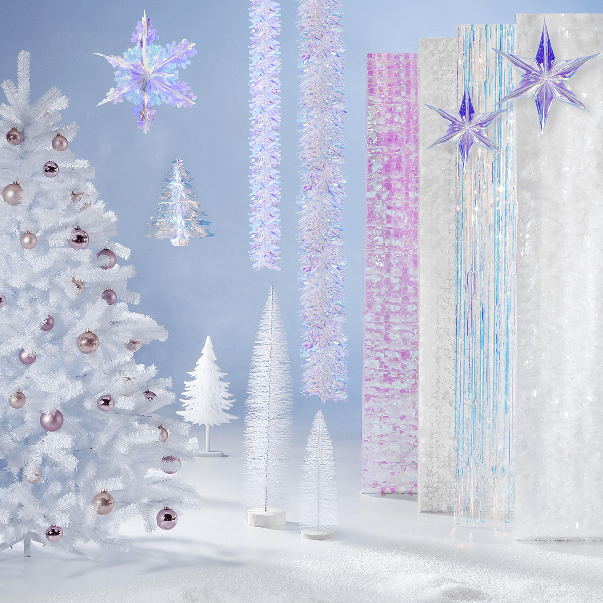 Deko-Baum Winter, 60 cm hoch - 6