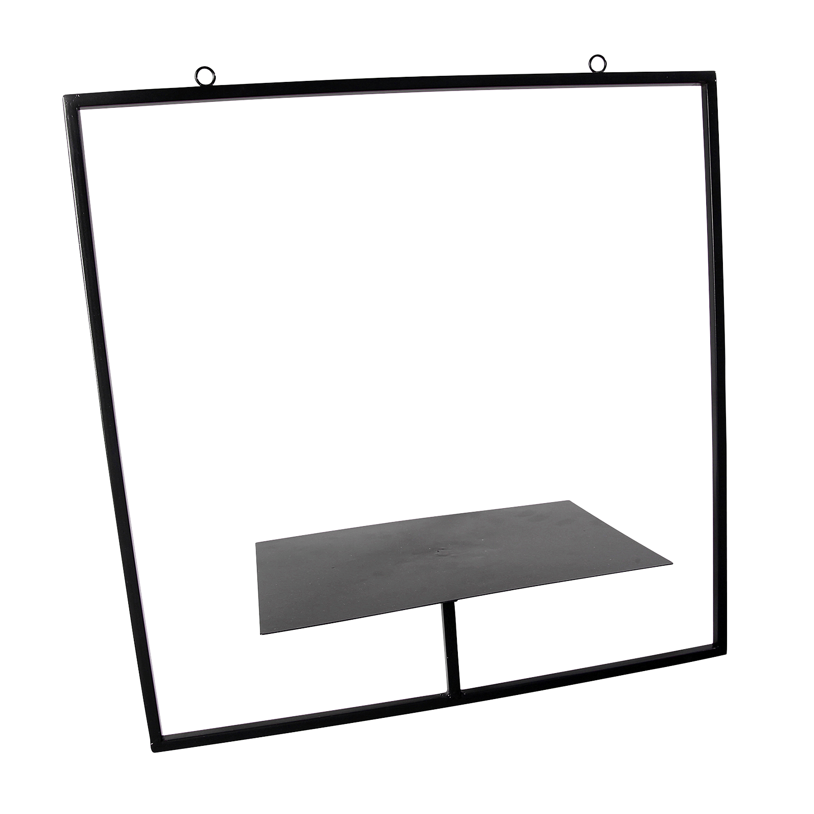 Warenpräsenter hängend 50 x 50 cm schwarz - 0