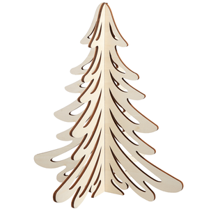 Sapin en bois, 60 cm de haut