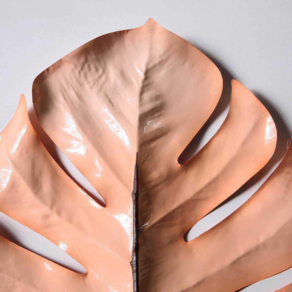 Artificial Monstera leaf 90 cm cream - 2