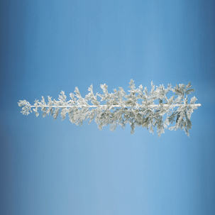 Hanging Artificial Christmas Tree Cedar with Frosted Needles 400 cm