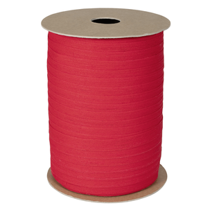 Cinta ecológica de rayas 10 mm 100 m roja