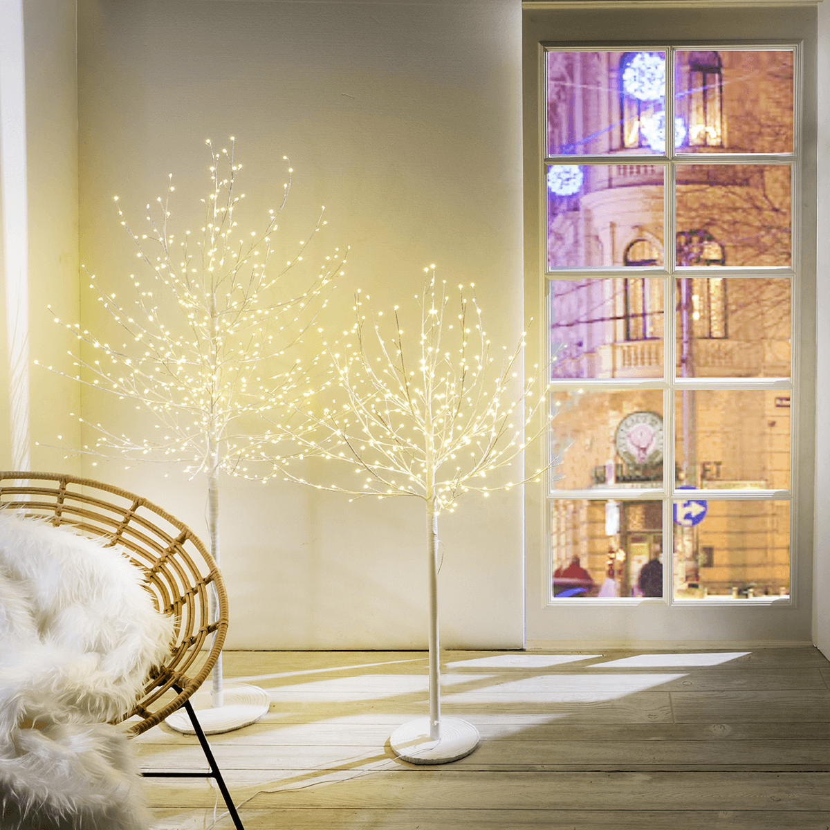Árbol de luces LED, 120 cm - 4