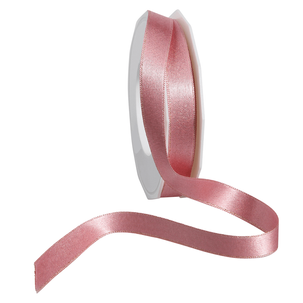 Satin ribbon Glitter, 15 mm, 20 m, rose