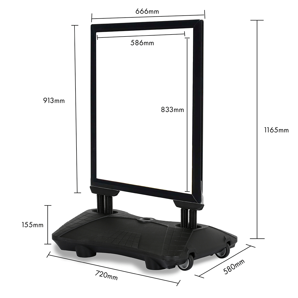 Customer stopper "Wind", black - 1