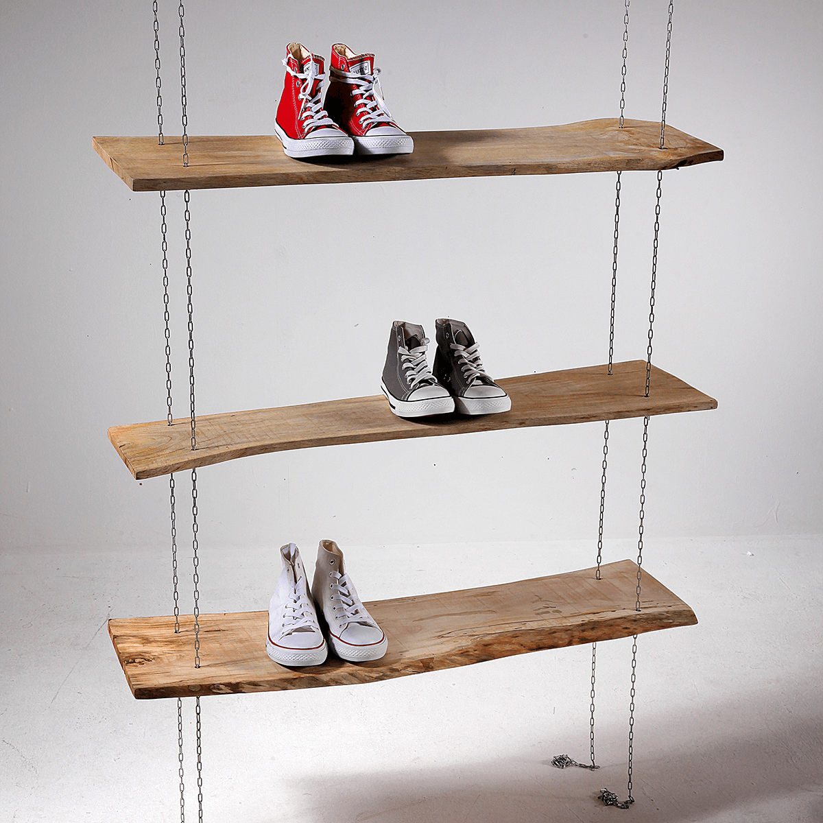 Etagère suspendue avec chaîne 3 pcs., 100 cm de large - 2
