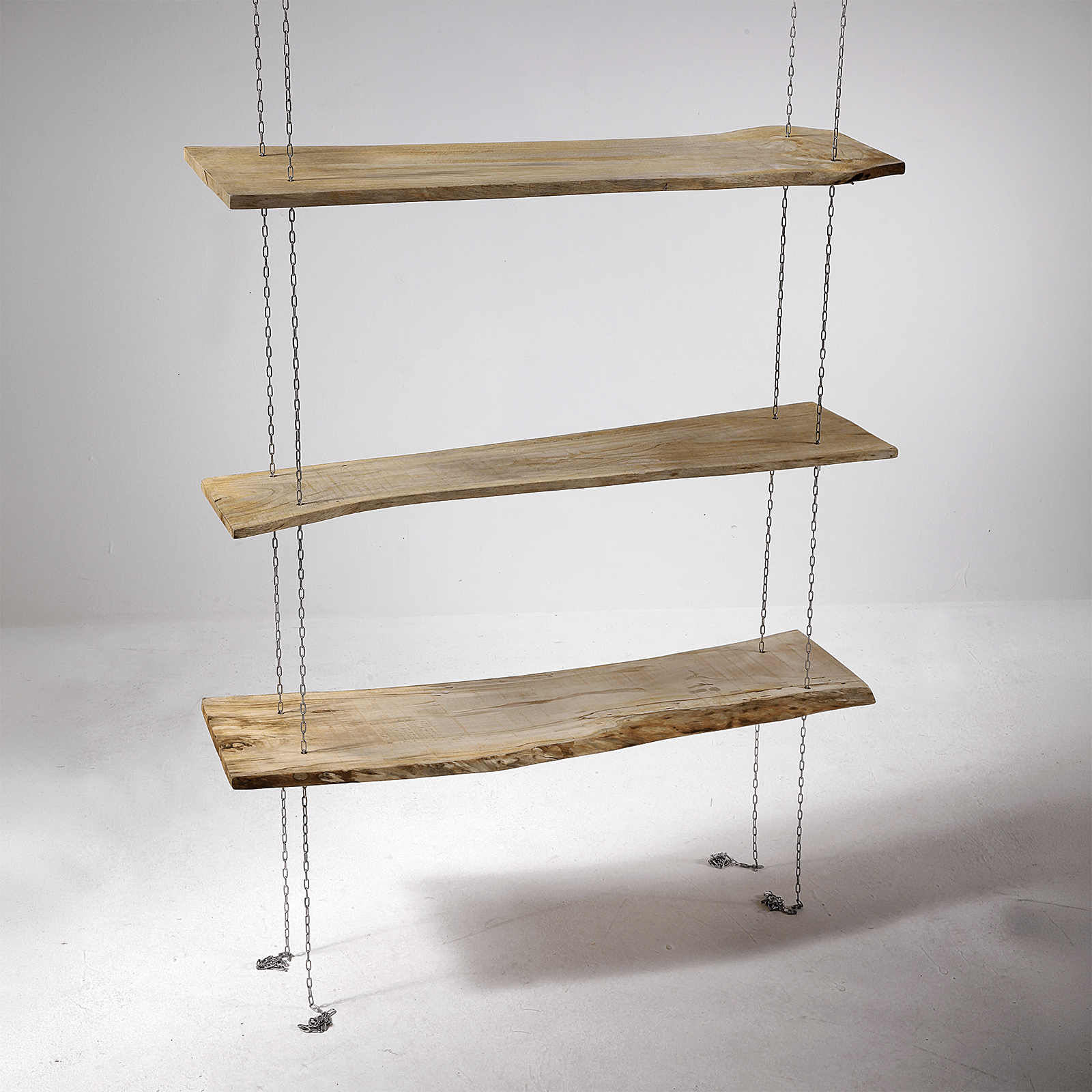 Etagère suspendue avec chaîne 3 pcs., 100 cm de large - 1