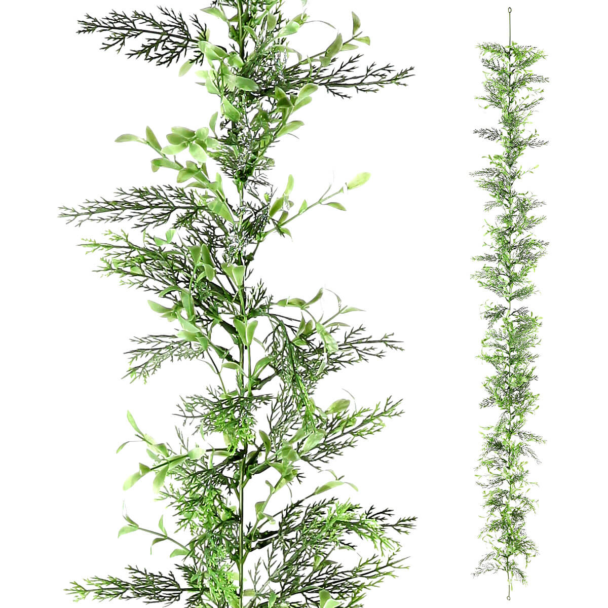 Guirlande de buis et cyprès, long. 170 cm - 0
