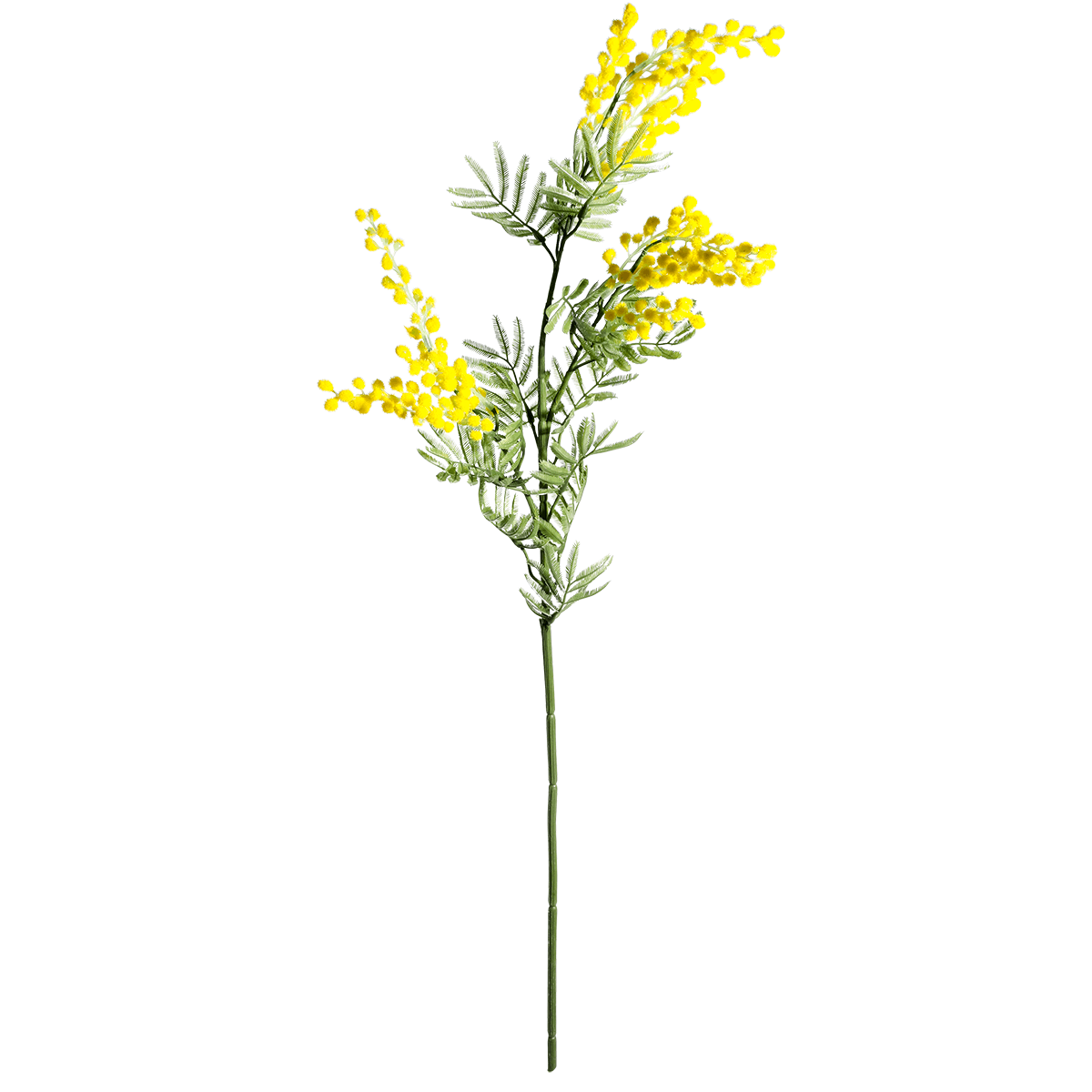 Flor artificial mimosa 84 cm amarilla - 0