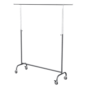 Rollständer MASSIV anthrazit, 150 cm breit