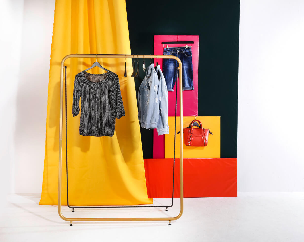 Stand de vêtements 160 cm - 2