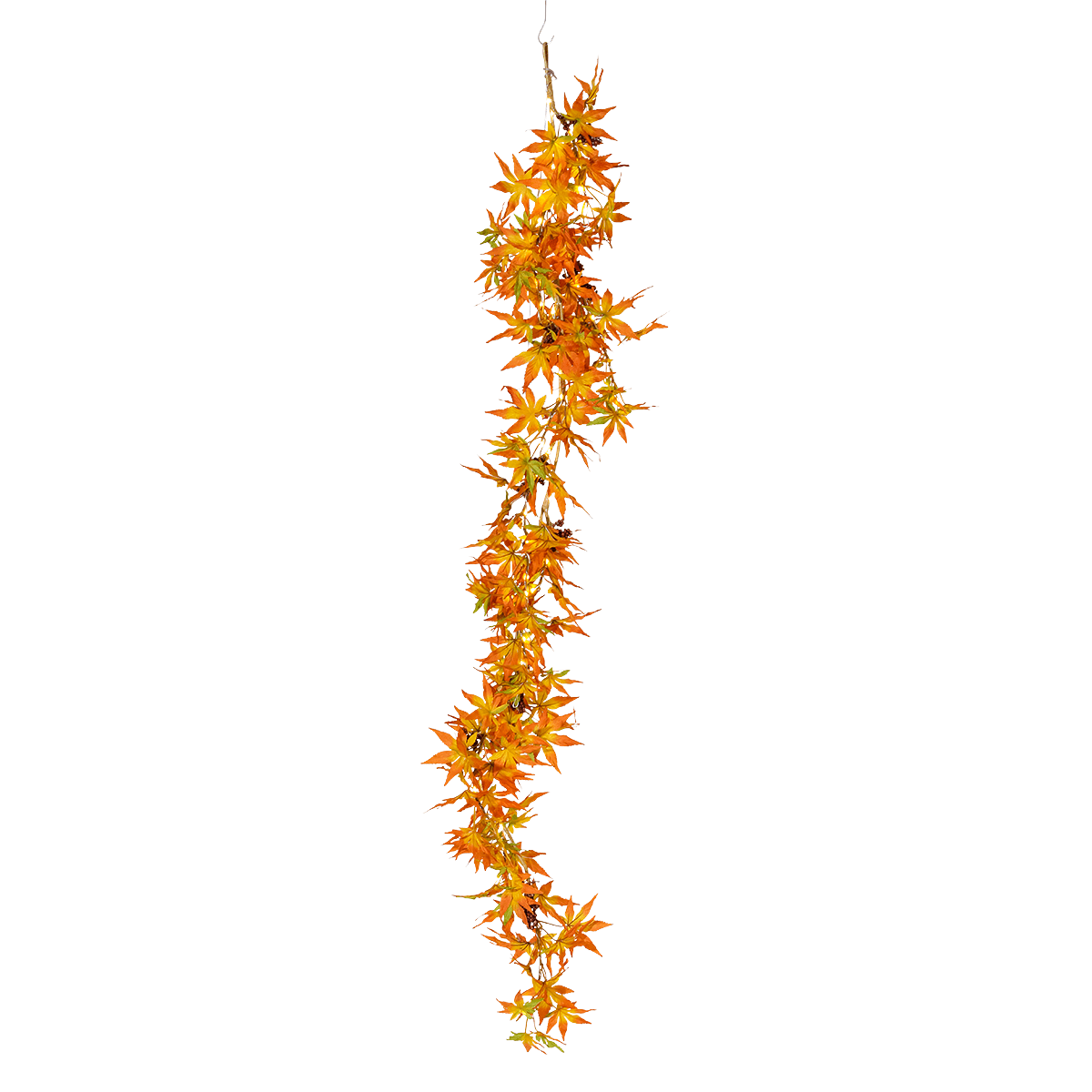 Ahorn-Blätterranke mit LED, 140 cm - 1 Ahorn-Blätterranke mit LED, 140 cm - 1