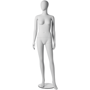 SOLID Stehende Damen Schaufensterpuppe weiblich Solid White