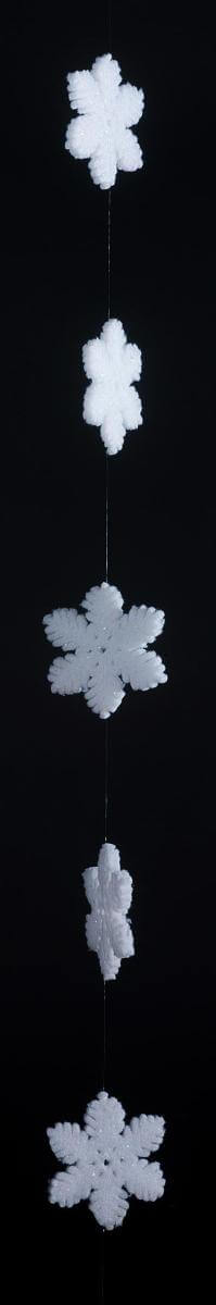 Schneeflocken-Girlande, 180 cm lang - 4
