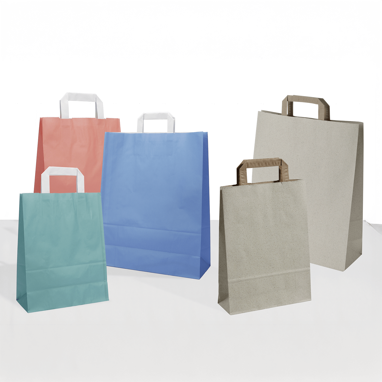 Bolsa de mano ecológica de papel de hierba de 32 x 40 cm - 4