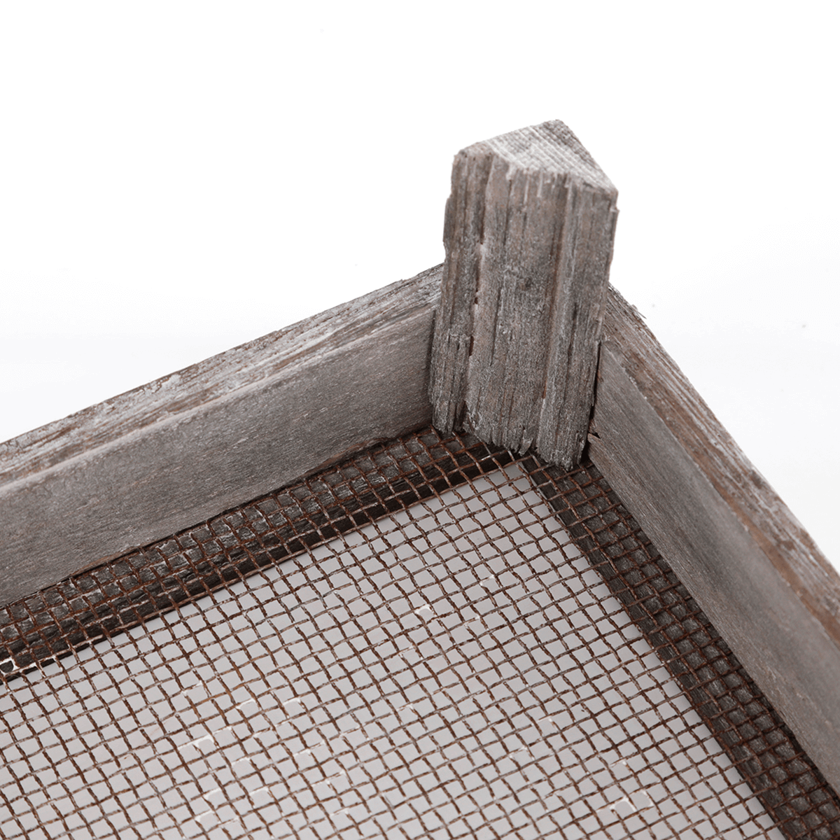 Boîte en bois avec grille, 28 x 18 cm - 2