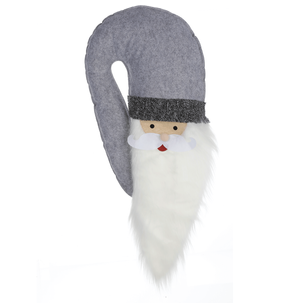 Deko-Nikolaus 100 cm grau