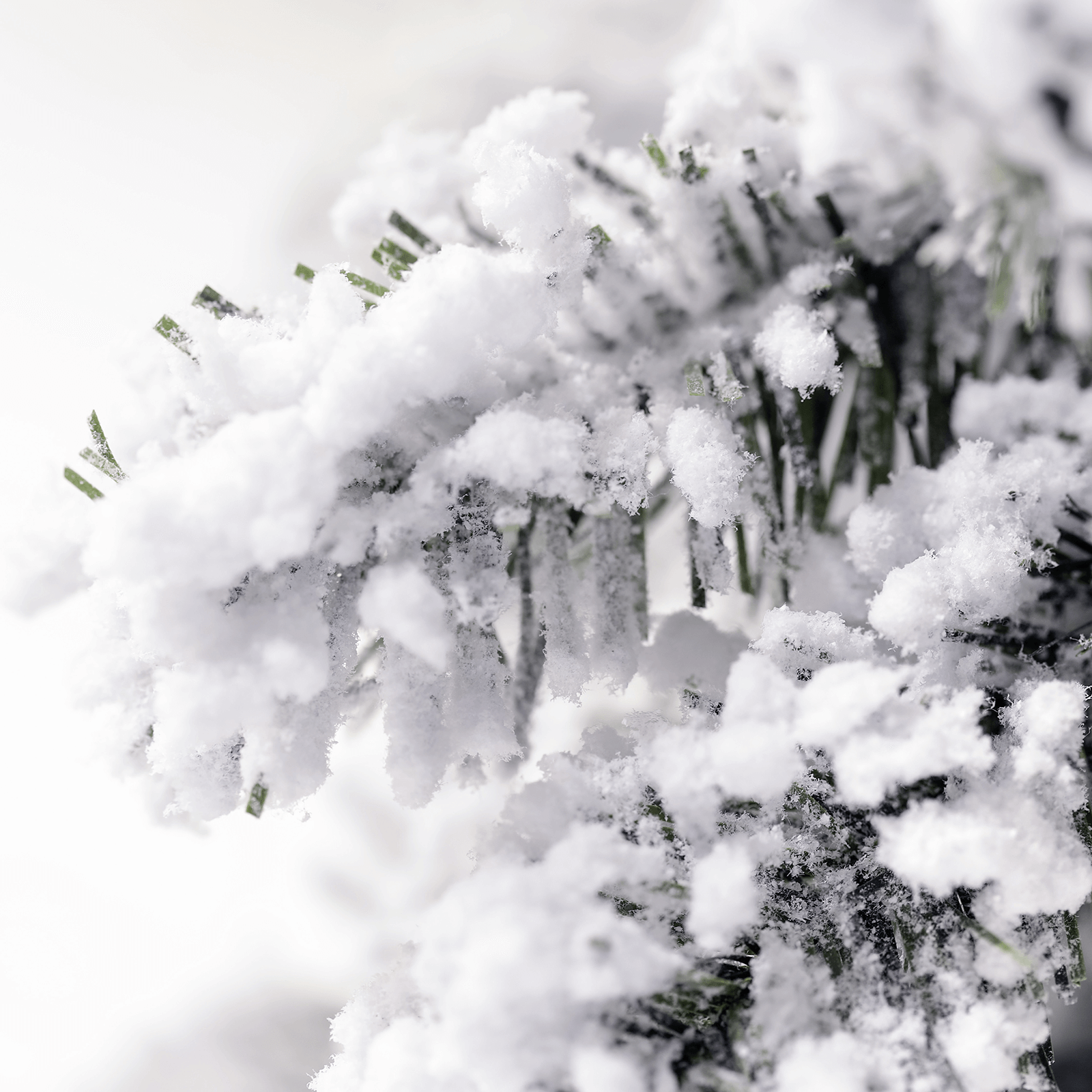 Artificial, narrow fir tree, snow-covered 180 cm - 2