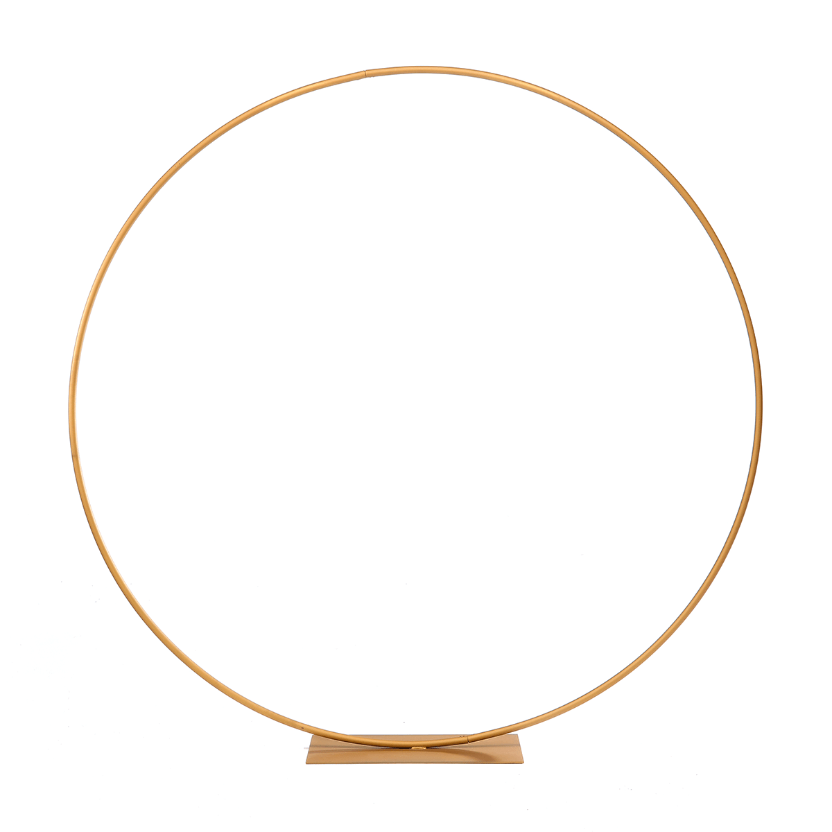 Decorative ring made of metal, gold Ø 200 cm - 0