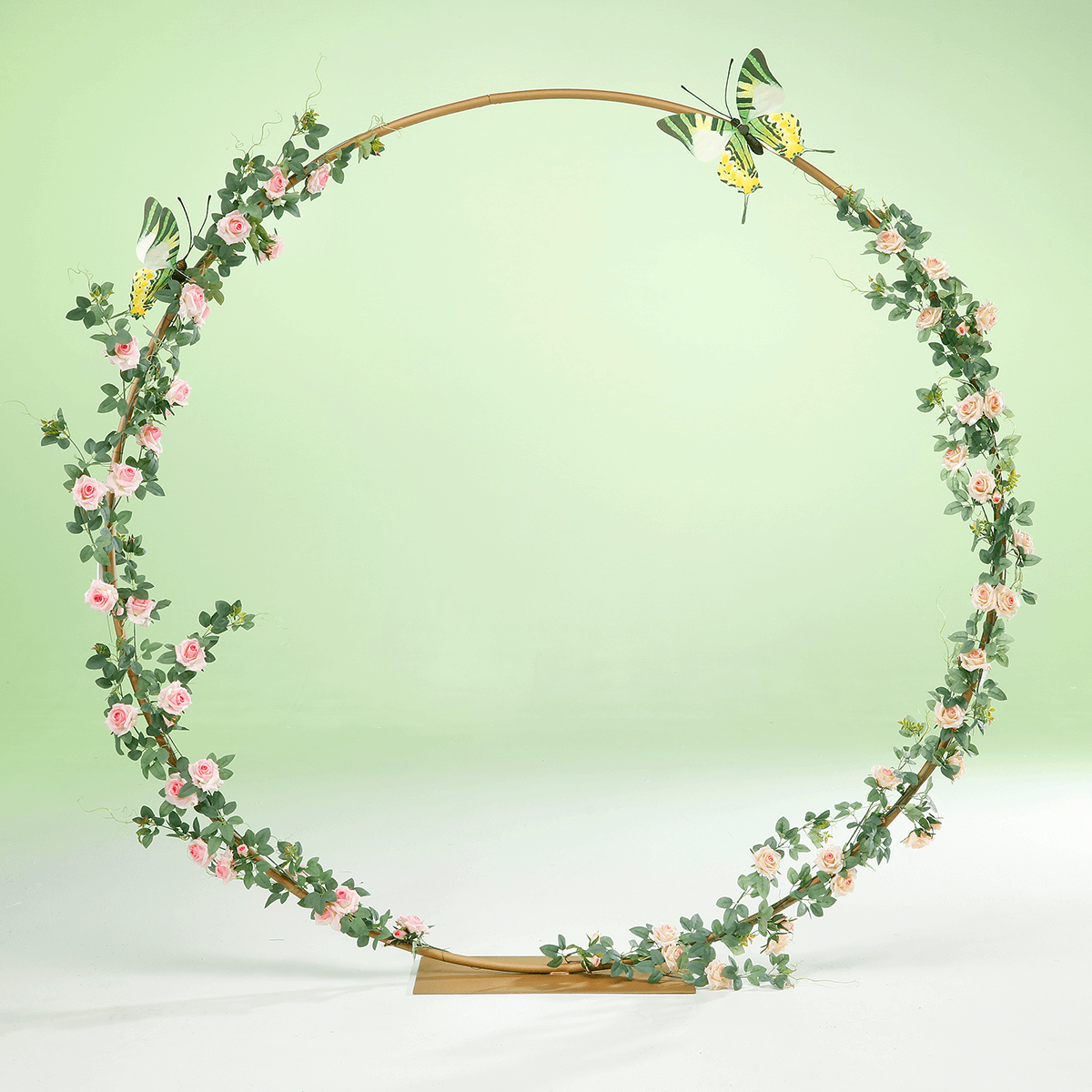 Decorative ring made of metal, gold Ø 200 cm - 3