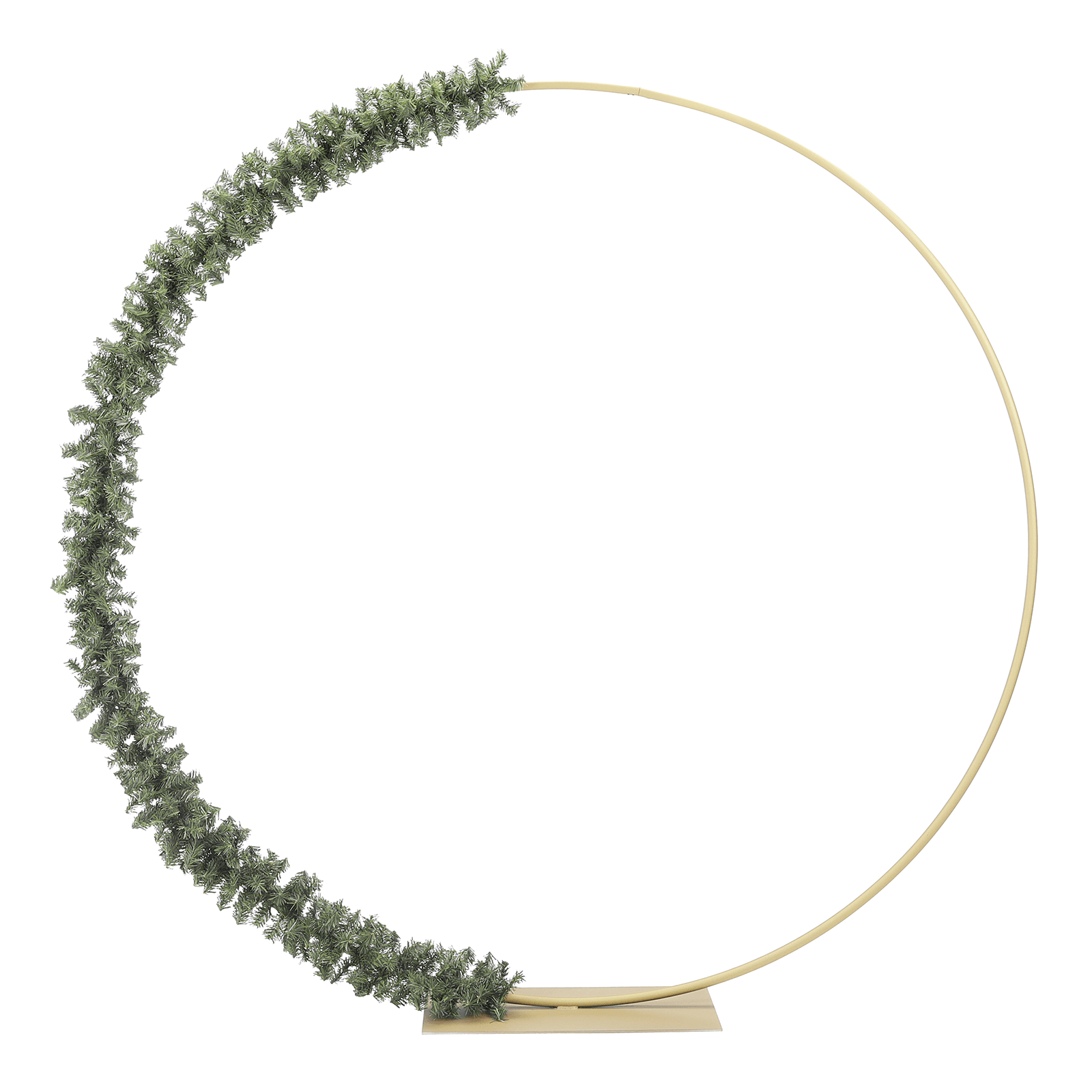 Decorative ring made of metal, gold Ø 200 cm - 6