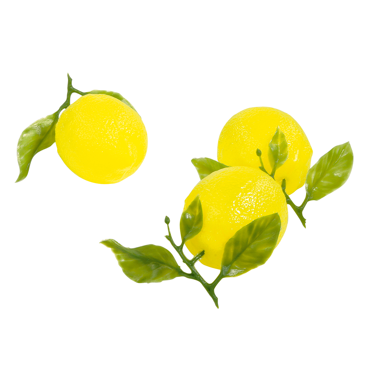 Citrons aliment factice, 3 pces - 0