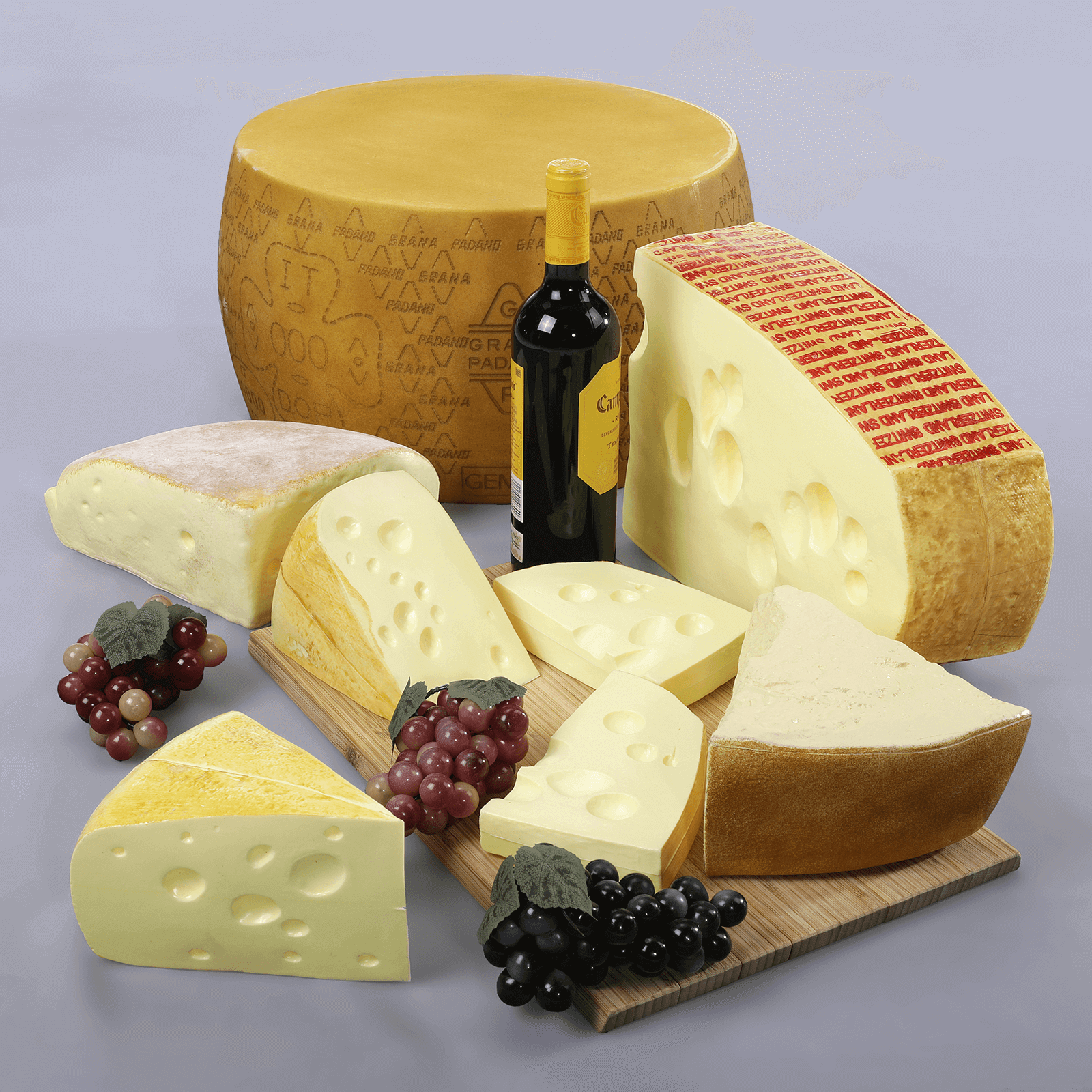 Fromage emmental aliment factice, 2 pces - 2