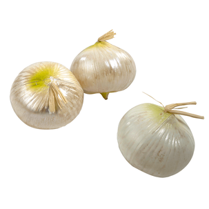 Imitación de cebolla blanca, 3 piezas