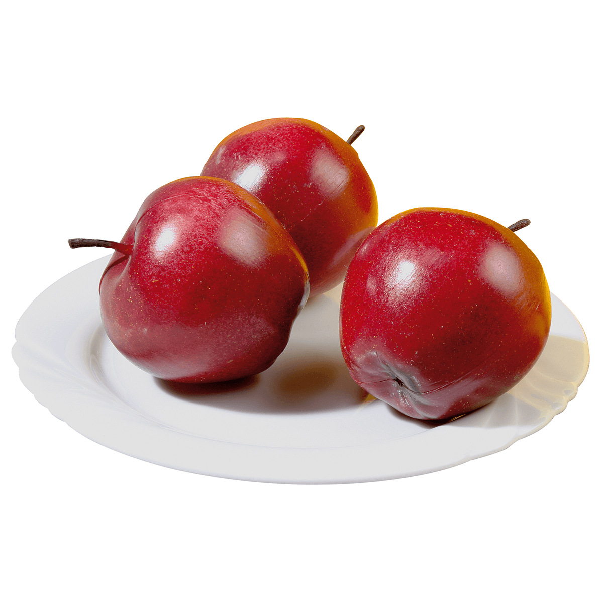 Apples food replica red, 3 pcs - 0