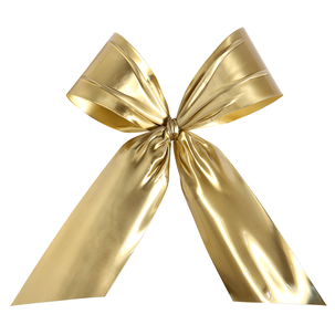 Noeud décoratif pour l'extérieur, 70 cm or