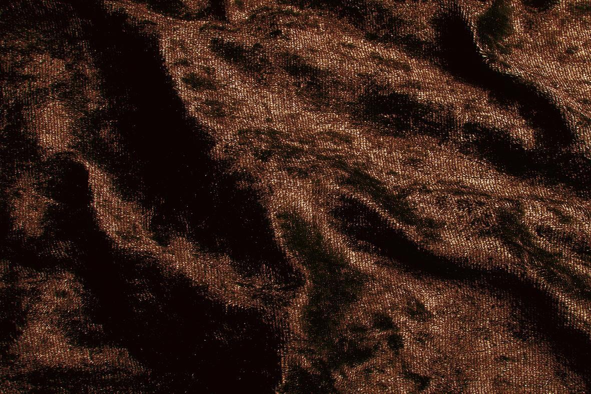 Panne velvet width 150 cm, espresso - 2