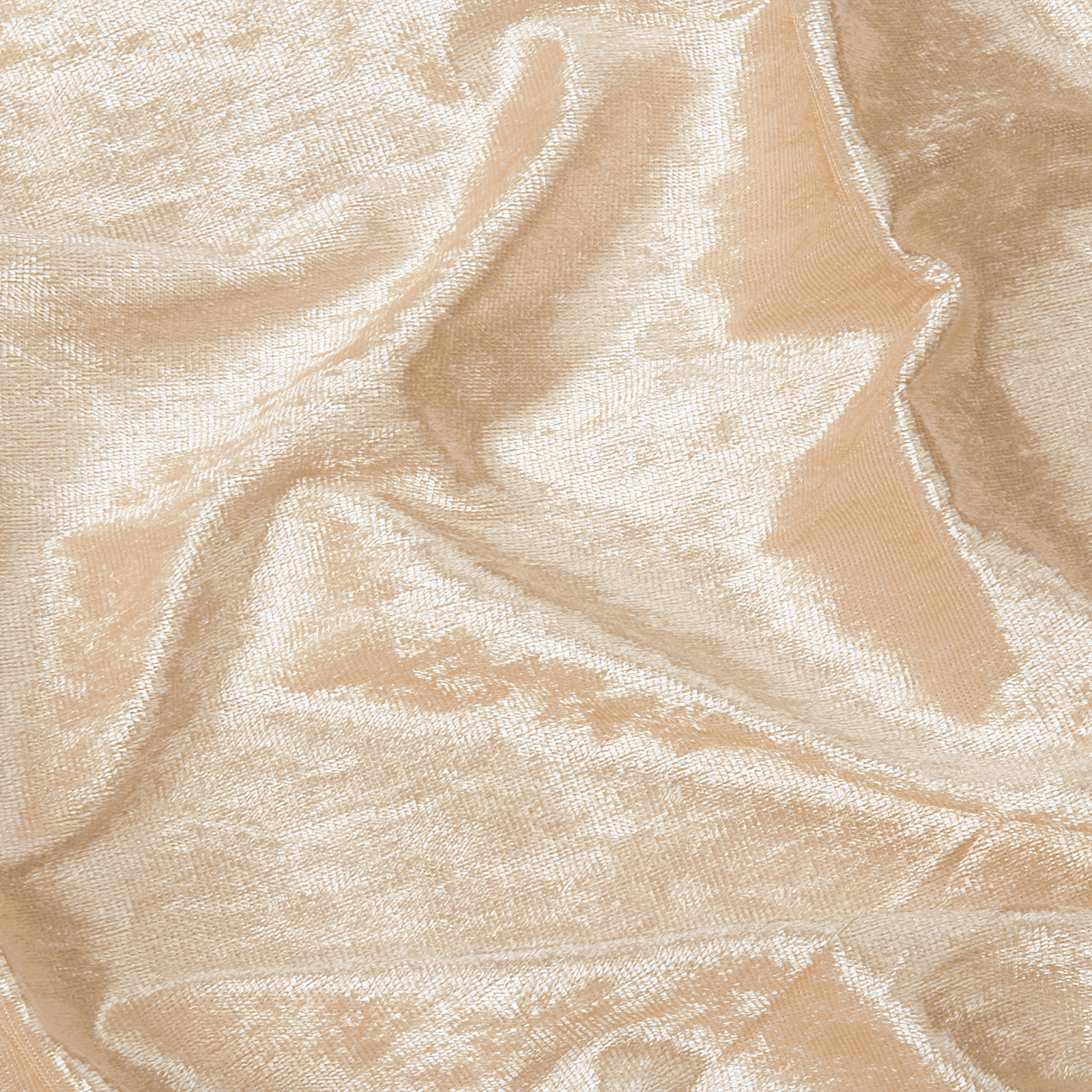 Panne velvet width 150 cm, ivory - 0